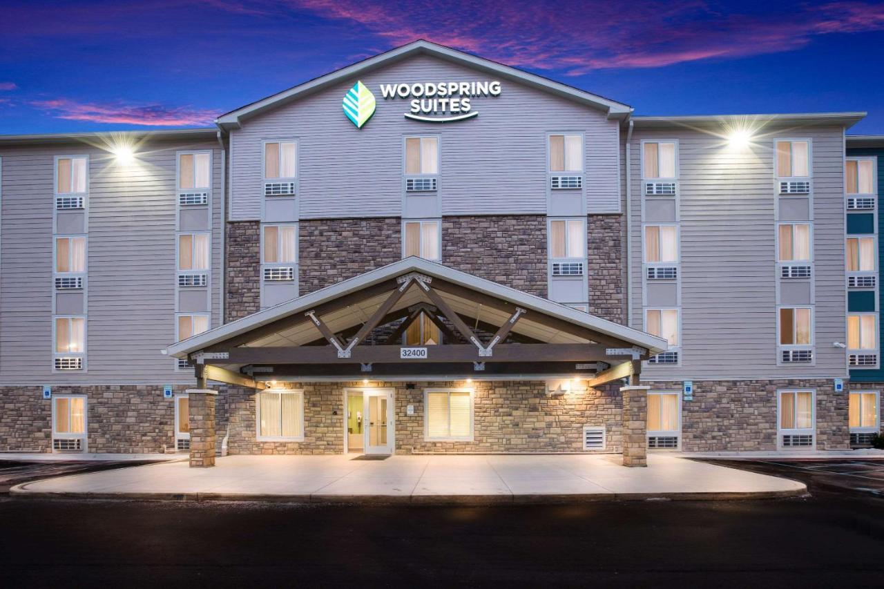 Woodspring Suites Detroit マディソン・ハイツ エクステリア 写真